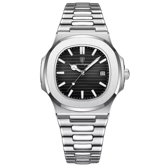 Pordagar 613 Charcoal Black-Quartz Watch